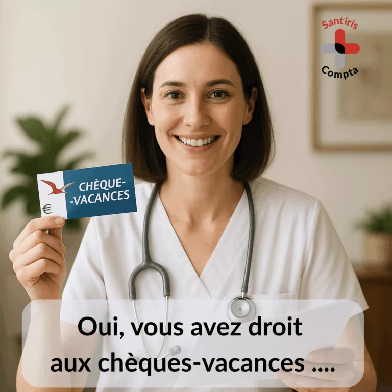 Professionnels de santé libéraux : vous avez droit aux chèques-vacances, un avantage fiscal et social accessible avec l’accompagnement Santiris Compta