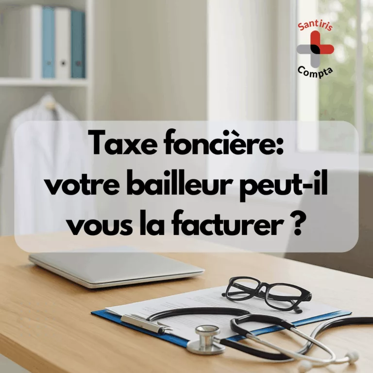 Taxe foncière : votre bailleur peut-il vous la facturer ? Informations pratiques pour les professionnels de santé libéraux avec Santiris Compta.