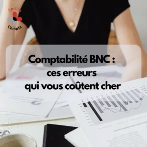 erreurs comptables BNC professionnels de santé - Professionnel de santé libéral analysant des documents comptables et graphiques financiers, illustrant les erreurs fréquentes en comptabilité BNC pouvant impacter la fiscalité, les cotisations sociales et la trésorerie.