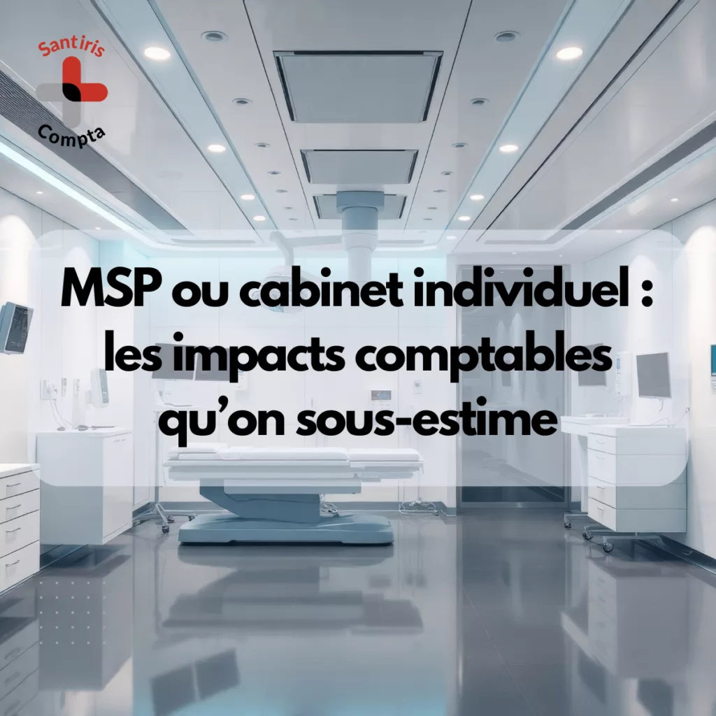 MSP ou cabinet individuel : illustration des impacts comptables et fiscaux pour les professionnels de santé libéraux