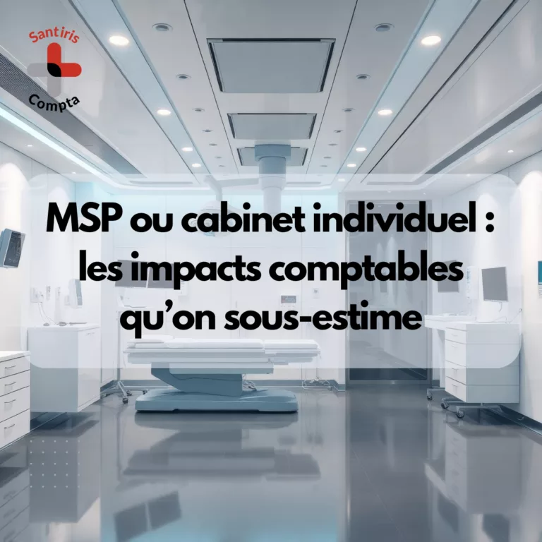 MSP ou cabinet individuel : illustration des impacts comptables et fiscaux pour les professionnels de santé libéraux