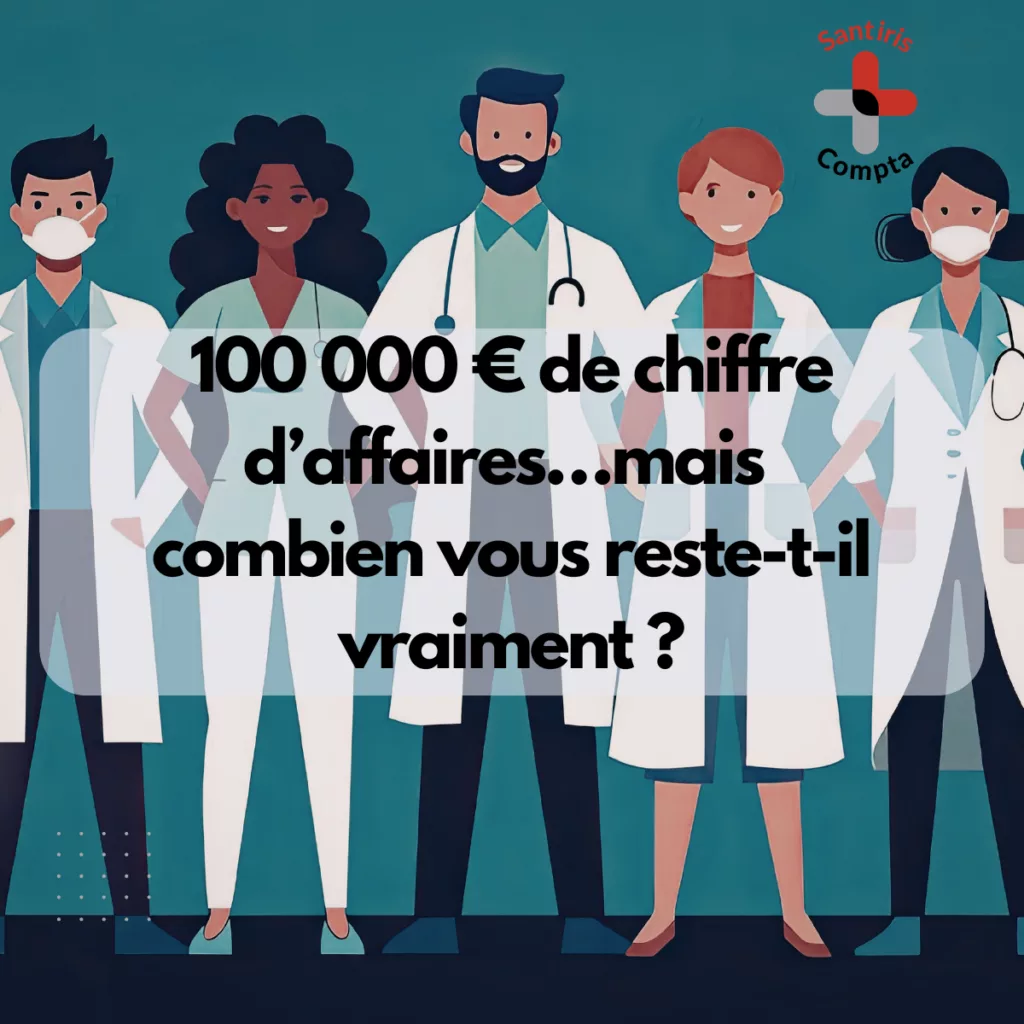 Simulation revenu professionnel de santé libéral : calcul du revenu réel après charges, cotisations sociales et impôt pour médecins, kinés, infirmiers et orthophonistes – Santiris Compta