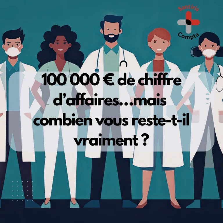 Simulation revenu professionnel de santé libéral : calcul du revenu réel après charges, cotisations sociales et impôt pour médecins, kinés, infirmiers et orthophonistes – Santiris Compta